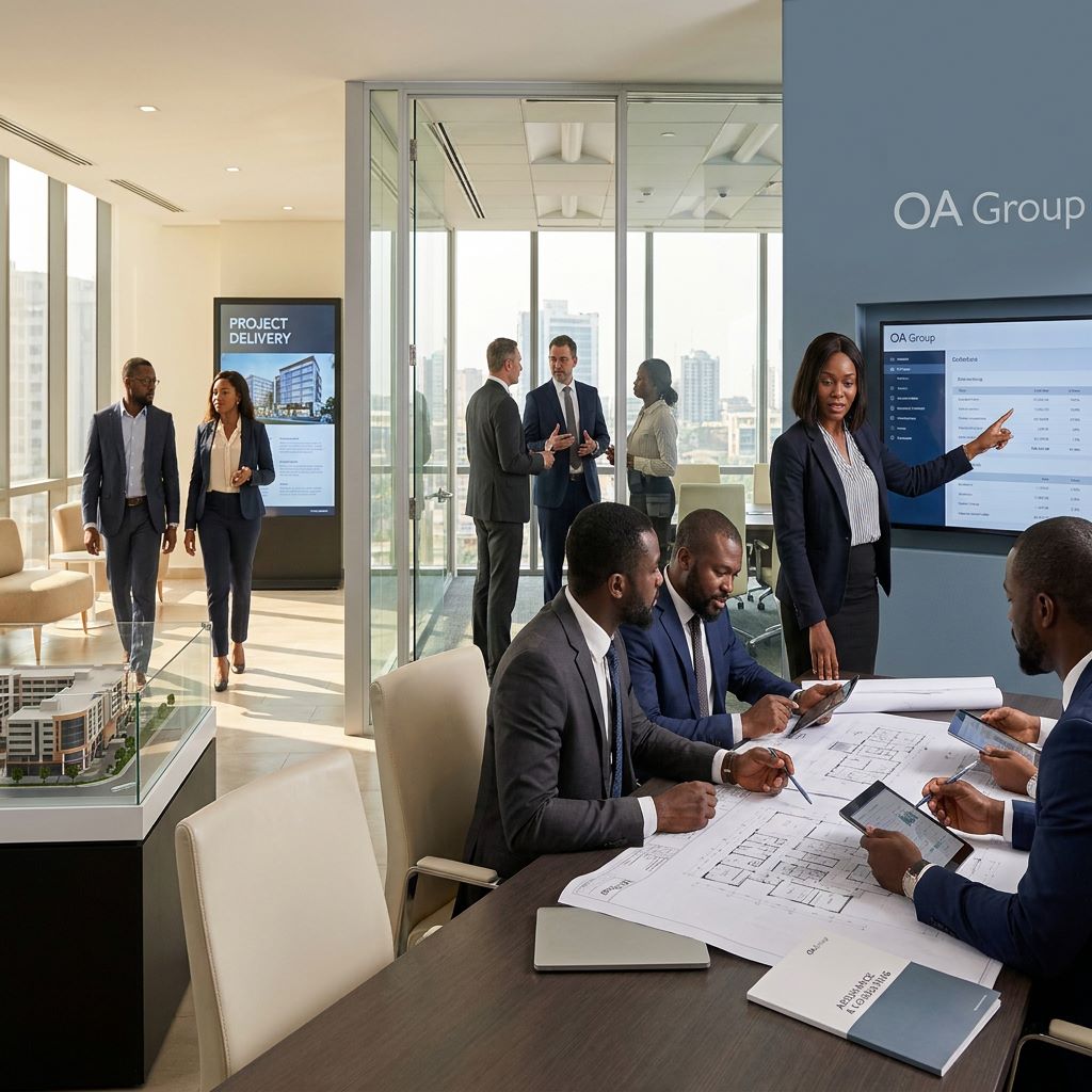 Integrated Nigerian specialist business portfolio operating across professional, financial, property and commercial environments