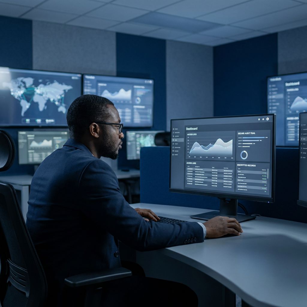 Secure certificate records and role-based access environment
